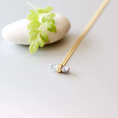 White Howlite Marble Necklace - Necklaces