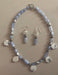 Freshwater Pearl and Chalcedony Necklace Earring Set - by Warm Heart Worldwide