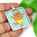 Ganesha Source of All Success Painted Pendant In 925 Sterling Silver Gift For Her - by Ishu gems
