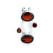 Red GARNET Pendant Natural Garnet Engagement Pendent Woman Necklace Round oval Stone