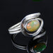 Genuine Opal 925 Sterling Silver Ring,handmade Jewelry Gift for Women - by Inishacreation