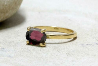rings Genuine Pink Tourmaline Gold Plated Ring Designer Handmade Jewelry,October Birthstone,Gift for her - by jaipur art jewels