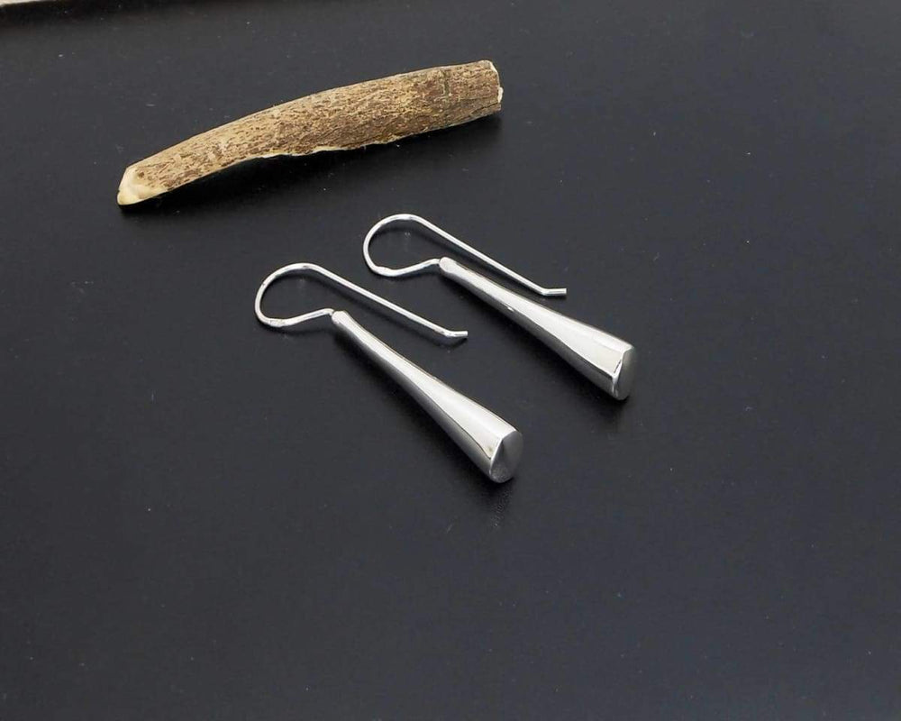 Earrings Geometric Threader In Sterling Silver Womens 46mm