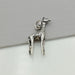 Giraffe pendant -Sterling silver giraffe pendant- Animal - Silver charm necklace - PD16 - by NeverEndingSilver