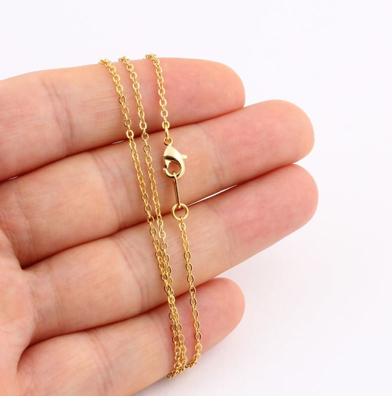 necklaces Gold Charm Delicate Dipped Chain Layering Necklace Bohemian Neck Snake - by InishaCreation