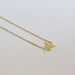 necklaces Gold Crane Charm Necklace Dipped Minimalist Delicate Chain Necklace,Gift MN98 - by Silver Soul Charms