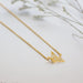 necklaces Gold Crane Charm Necklace Dipped Minimalist Delicate Chain Necklace,Gift MN98 - by Silver Soul Charms