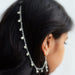 earrings Gold Ghungroo with kaan chain for women Traditional Indian Sahara - by Pretty Ponytails