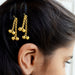 hair accessories Gold clips for girls Indian Hair Accessories adult barrette - by Pretty Ponytails