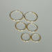 Gold Hoop Earrings Set | 12,16,18 Mm Gold Plated Hoops | Three Pairs | 16 Gauge | Silver Jewelry | Minimalist Endless | Set 1.2 - by 