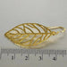Earrings Gold Leaf Sterling Silver Dangle Bohemian Jewelry Gift (E202) - by OneYellowButterfly