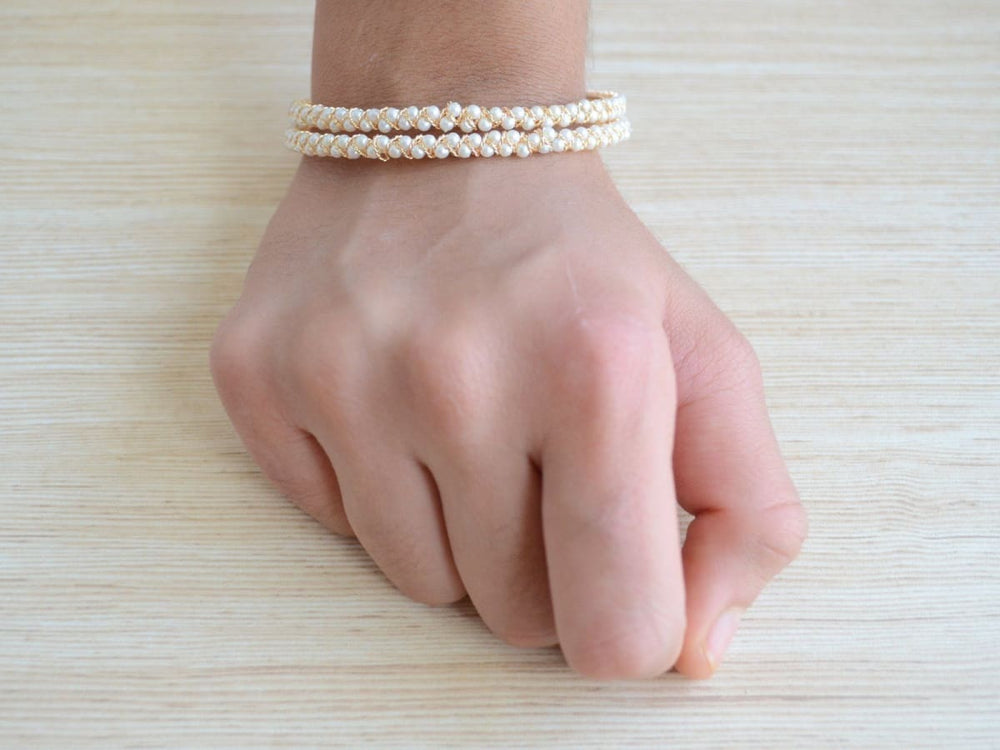 Natural Freshwater Pearl Bracelets | Round Bracelet Freshwater Pearls -  100% Round - Aliexpress