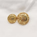 Gold Plated 925 Sterling Silver Buttons Jewelry Zircon Coat - by Vidita Jewels
