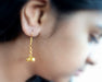 earrings Gold and Silver Earring gift set simple Indian Jhumki Minimalist festival jewelry Everyday dangle drop - by Pretty Ponytails
