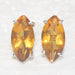 Earrings GOLDEN TOPAZ Gemstone 925 Sterling Silver Jewelry Stud Handmade Gift - by Zone