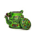 Painted Teapots Green Hand Tea Pot in Aluminium