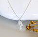 Necklaces Hamsa Necklace Set Gold And Rhodium Charm Dipped Minimalist Gift (SN101/102)