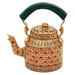 Painted Teapots Handmade Colorful Kaushalam Teapot: Golden Glow