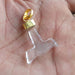 Handcrafted 18 Gold Plated Himalayan Crystal Quartz Gemstone Pendant - By Krti Handicrafts