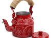 Painted Teapots Handcrafted Lovely Red Kaushalam Teapot