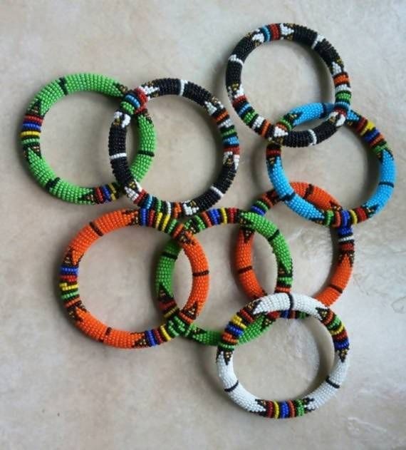 Handmade Beaded Maasai Bracelet - By Naruki Crafts