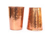 kitchen & dining Handmade Copper Water Glassware Set Of 2 - 450 ml For Good Health Brown - by De Kulture Works