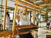 Scarves Handwoven Indian Eri Silk Natural Dye Scarf Prism
