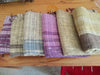Scarves Handwoven Thai Eri Silk Scarf Natural Dye Prism