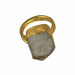 rings Healing Crystal Quartz Gemstone Bezel Set Birthday Gift Ring - by Krti Handicrafts