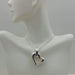 Heart Pendant -Sterling Silver Charm - Gift for mom - Modern - Bohemian - PD22 - by NeverEndingSilver
