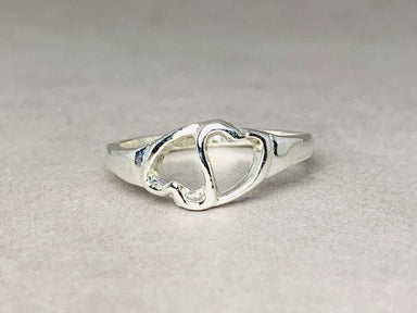 Heart Ring 925 Sterling Silver Boho Statement Friendship Cute Fashion Promise Handmade - by Heaven Jewelry