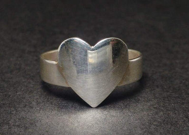 Heart Ring 925 Sterling Silver Statement Gift For Her Handmade Jewelry Woman’s
