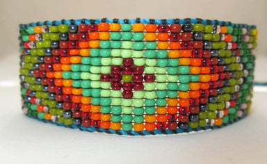 Bracelets Huichol Native American Inspired Beaded Bracelet Orginal Design
