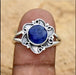 rings Indian Blue Sapphire 925 Sterling Silver Ring Handmade Jewelry,Gift for her - by InishaCreation