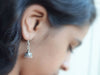 earrings Indian Small Jhumka Jhumki Dangle and Drop Earrings Gift Set South Dance Wedding Jewelry Simple Minimalist jewelry - by Pretty 