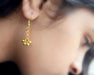 jewelry set Indian Jhumka earrings small gold and silver drop for girls Lightweight Jhumki - by Pretty Ponytails