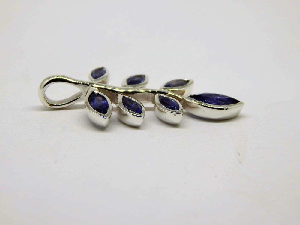Necklaces Iolite Sterling Silver Pendant Jewelry