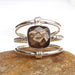 rings Smoky quartz Ring Solid 925 Sterling silver Ring-A106 - by Adorable Craft