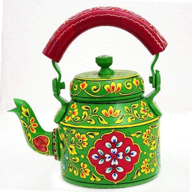 Kaushalam Hand Painted Tea Pot : Delight - Title - Painted Teapots