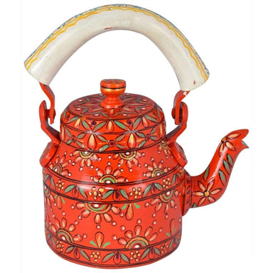 Painted Teapots Kaushalam Red Teapot: Tomatina