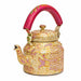 Painted Teapots Gold Hand Fish Design Tea Pot in Aluminium
