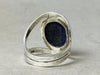 Lapis Lazuli Sterling Silver Ring Statement Boho Handmade Jewelry,gift for her - by Heaven Jewelry