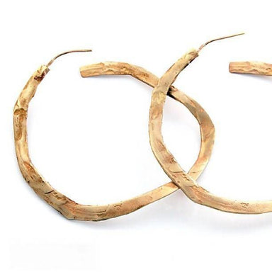 Earrings large golden hoop rustic natural earrings organic xxl nina simone hoops gold satin big perfect party mai