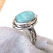 rings Larimar Ring Natural 925 Sterling silver Blue Ring-D044 - by Adorable Craft