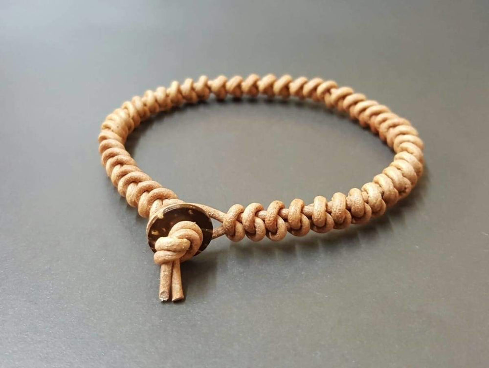 Bracelets Leather Snake Knot Bracelet