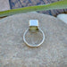 Rings Lemon Quartz Ring - 925 Sterling Silver - Cushion Cut Birthstone