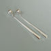 Long Cylindrical Bar Ear Dangler | Sterling Silver Earrings | Danglers | Bar | Silver Jewelry | E1106 - by Oneyellowbutterfly