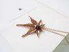 Necklaces Maple leaf with acorn woodland bobo necklace - Title by StylishNature