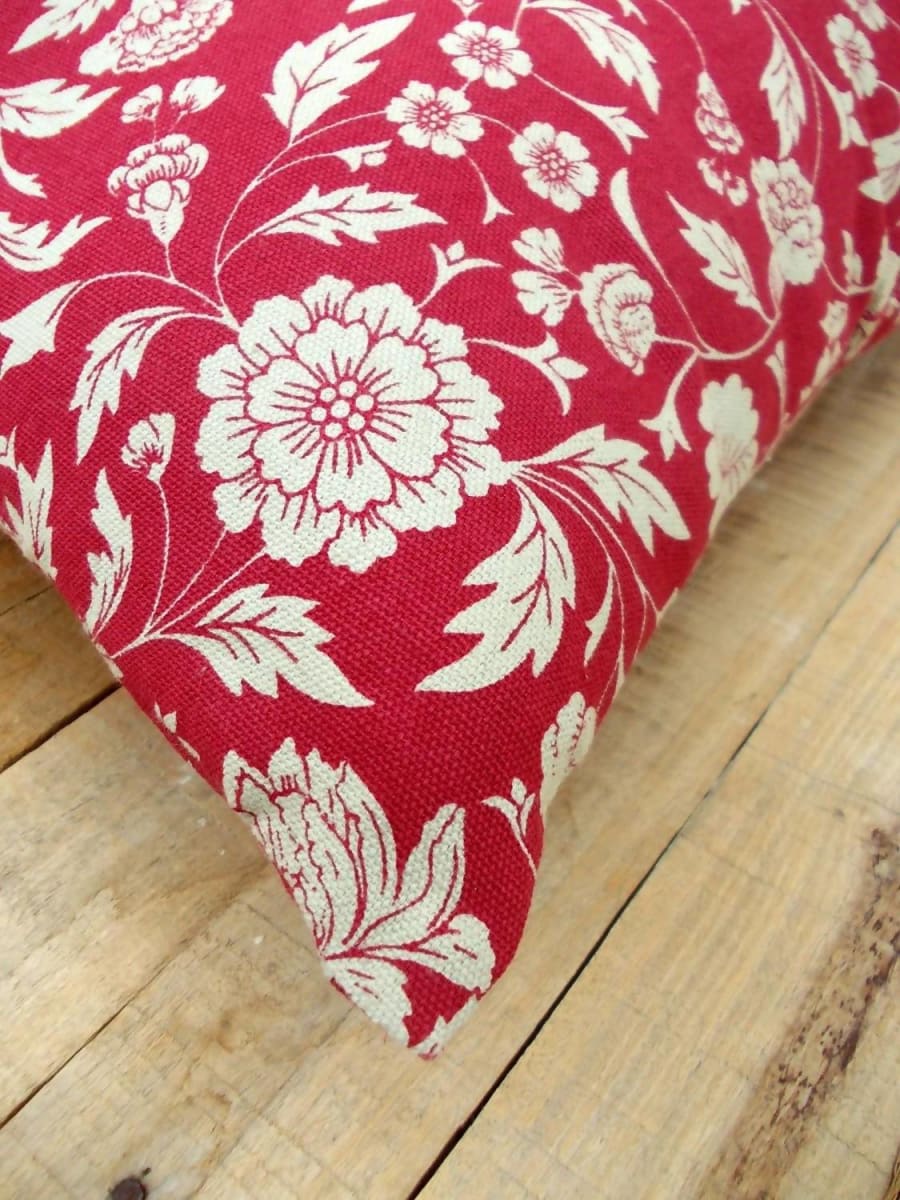 Marsala Throw Pillow Cover Kalamkari Print Indian Ethinic Cotton Sizes Available. - By Vliving