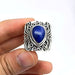 Lapis Lazuli 925 Solid Sterling Silver Ring,handmade Women Ring,gift For Her - By Navyacraft